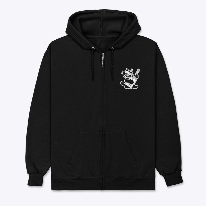 Jammin' Cat Zip Hoodie